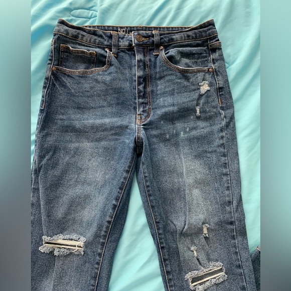 Distressed jeans regular fit size 11 - Picture 2 of 5